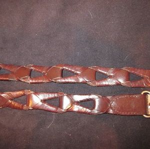 Leather Interlock Belt